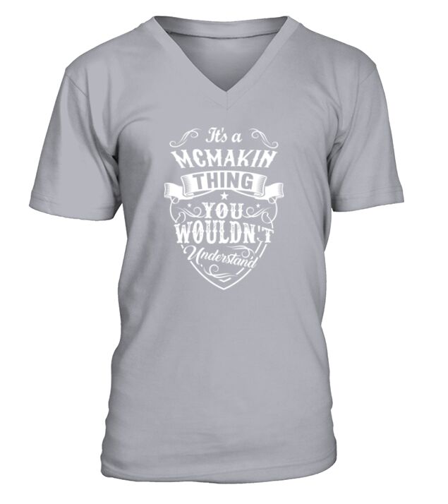 MCMAKIN THING HEAD V-Neck T-shirt