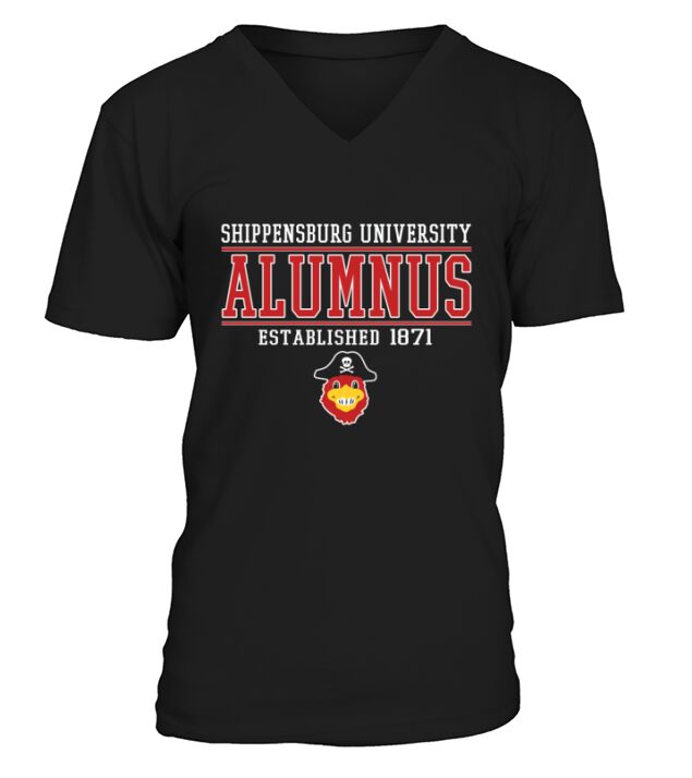 Shippensburg university Alumnus established 1871 V-Neck T-shirt