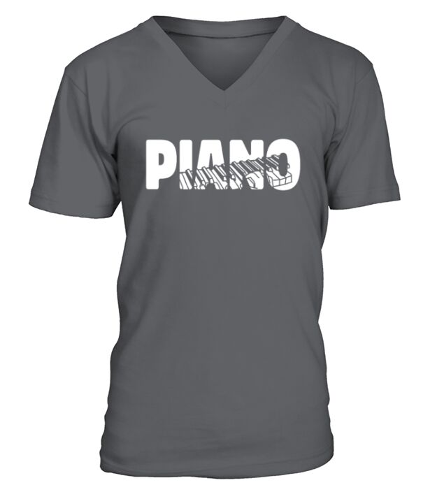 Piano Teacher Pianist Vintage V-Neck T-shirt