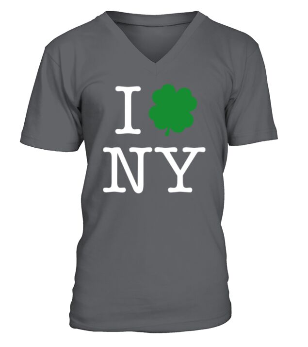 I Clover New York I Clover Ny Vector V-Neck T-shirt