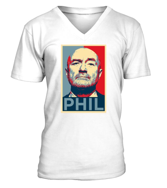 Phil Collins Hope V-Neck T-shirt