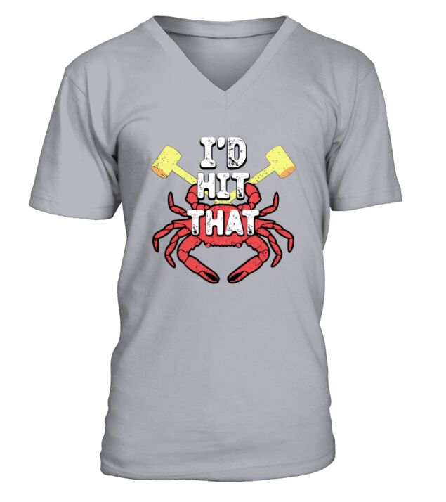 Id Hit That Crab V-Neck T-shirt