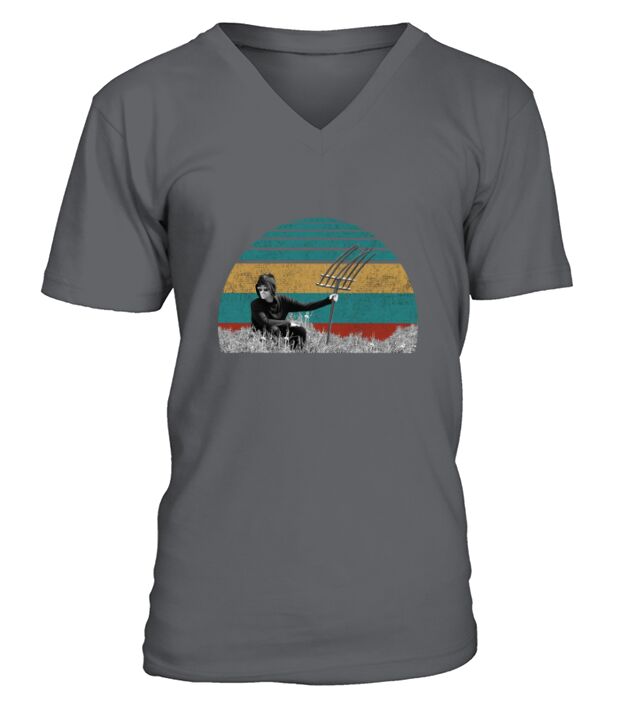 Schitts Creek David Rose In A Field Vintage V-Neck T-shirt