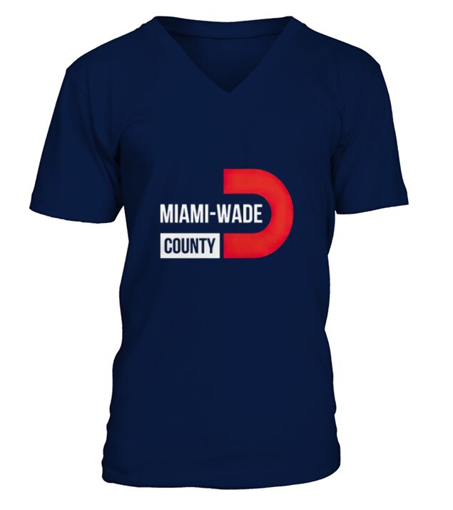 Miami Wade County Baseball  1 V-Neck T-shirt