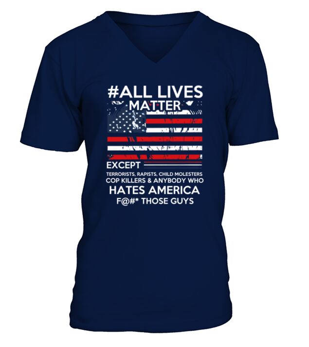 America matter V-Neck T-shirt