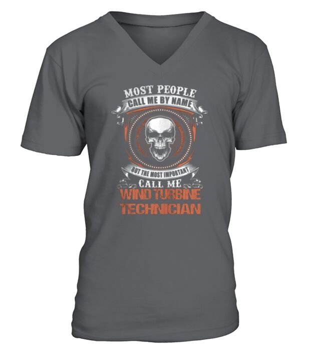 Wind Turbine Technician V-Neck T-shirt