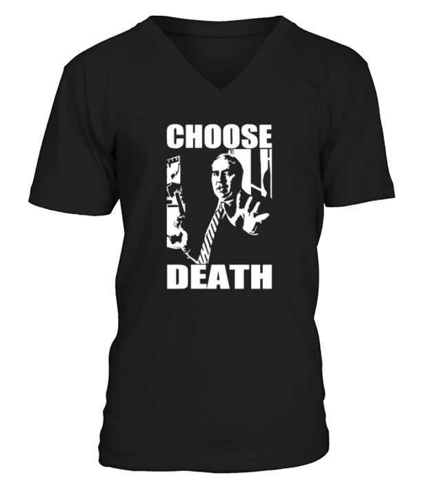 budd dwyer choose death V-Neck T-shirt