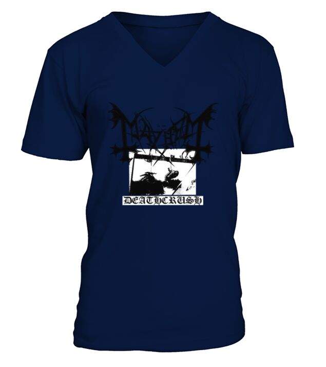 Mayhem Deathcrush V-Neck T-shirt