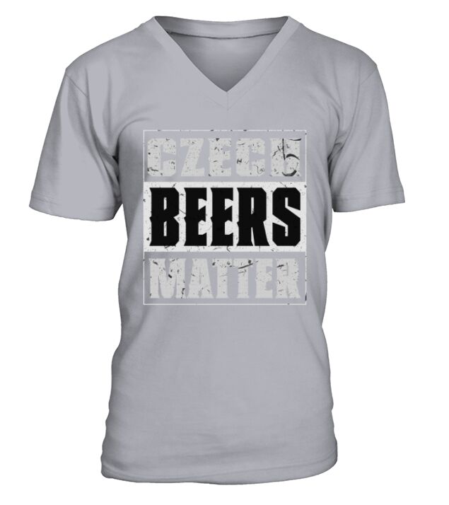 Czech Beers Matter Vintage V-Neck T-shirt