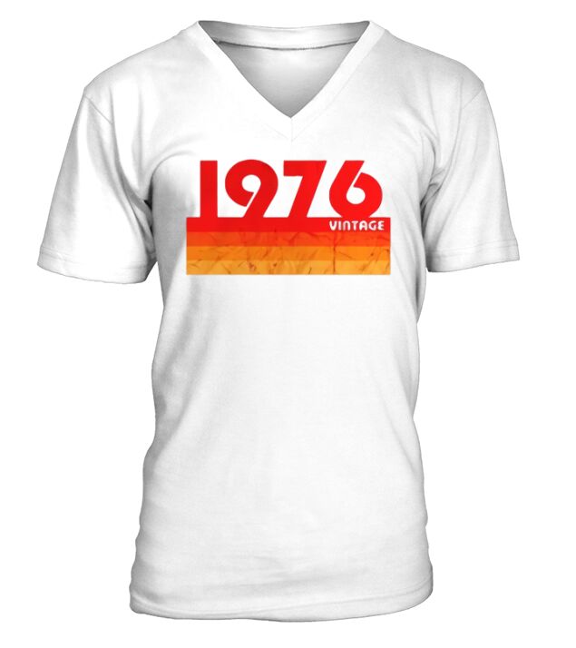 Vintage Retro 1976 V-Neck T-shirt