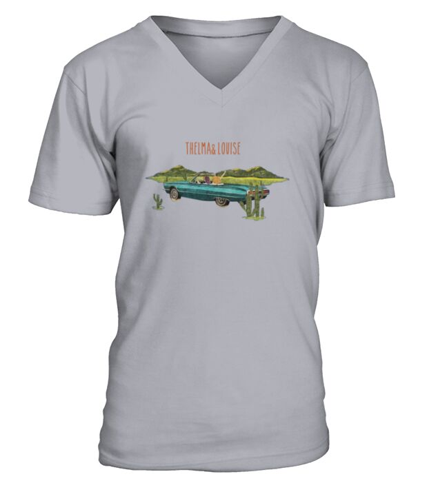 Thelma and Louise Driving Live Shirt V-Neck T-shirt