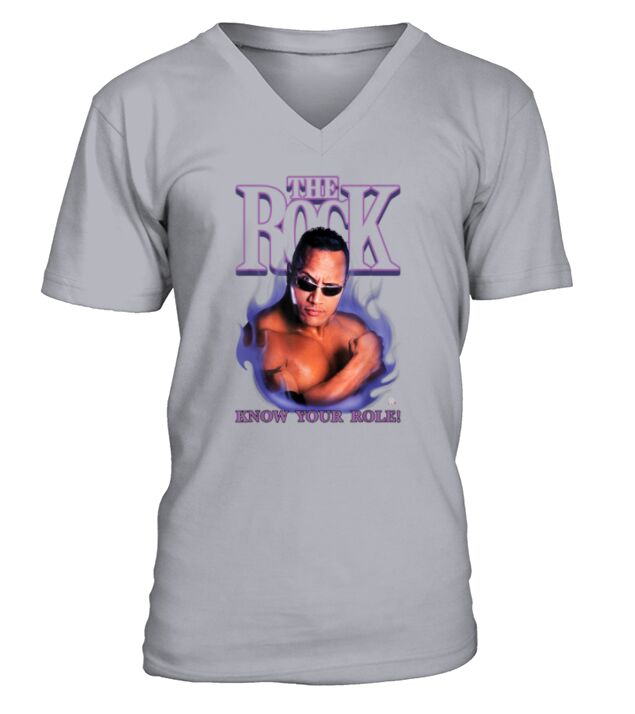 The Rock Know Your Role WWE shirt V-Neck T-shirt