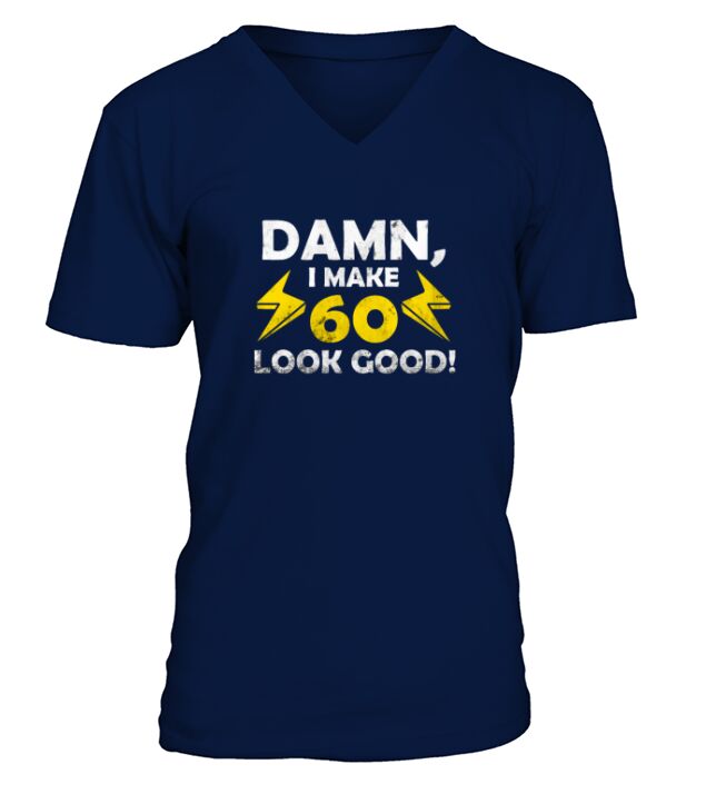 60th birthday V-Neck T-shirt