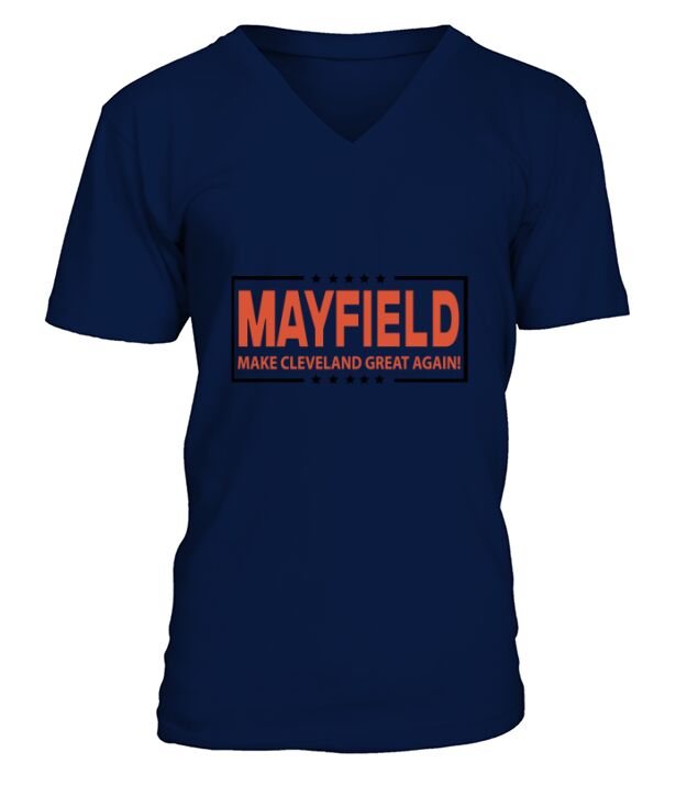 Mayfield Make Cleveland Great Again V-Neck T-shirt