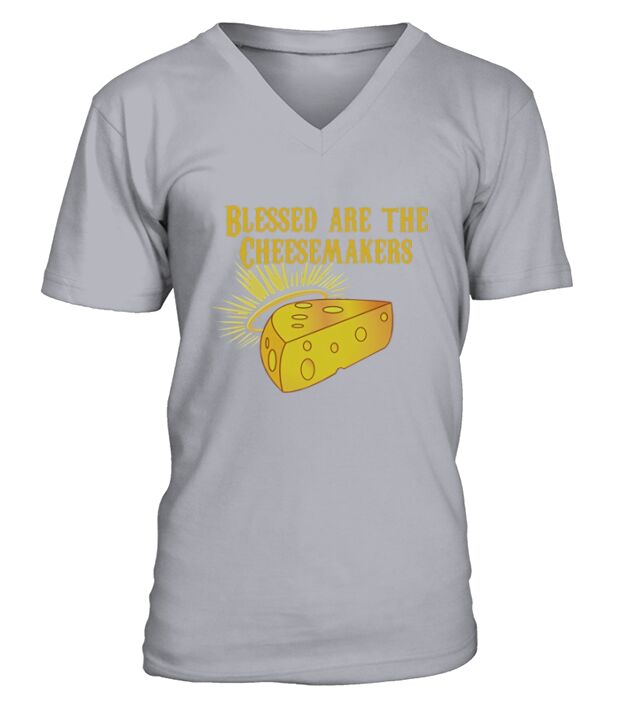 Blessed are The Cheesemakers V-Neck T-shirt