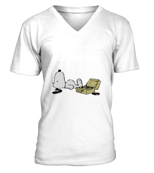 Sometimes I need to be alone and listen to Leonard Cohen V-Neck T-shirt