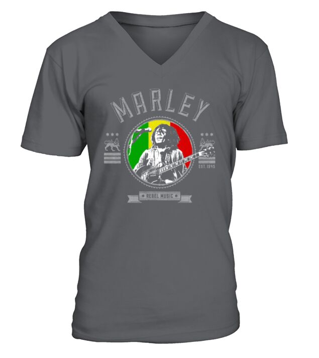Bob Marley V-Neck T-shirt