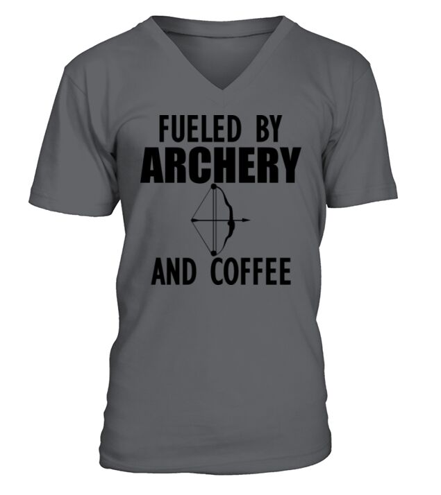 Archer - Fueled by archery and coffee b V-Neck T-shirt