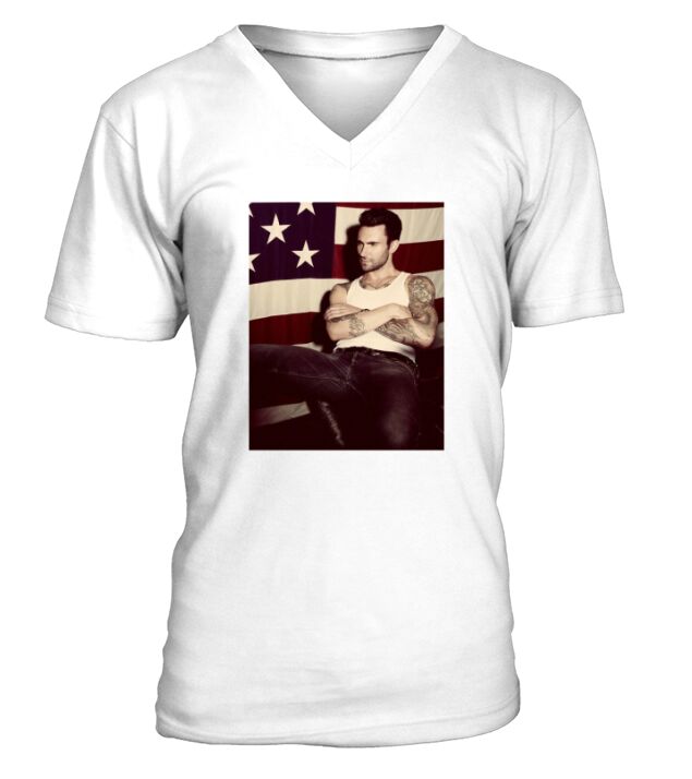 Adam Levine Women Baseball V-Neck T-shirt