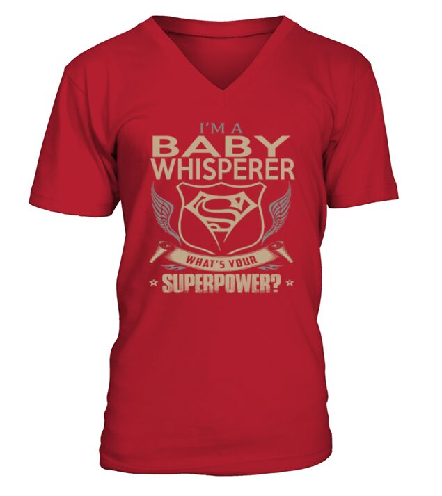 BABY WHISPERER V-Neck T-shirt