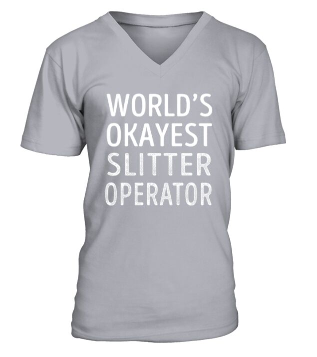 Slitter Operator V-Neck T-shirt