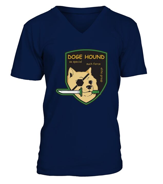 Doge Hound Metal Gear Solid T-Shirts shirt V-Neck T-shirt