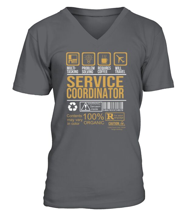 SERVICE COORDINATOR V-Neck T-shirt