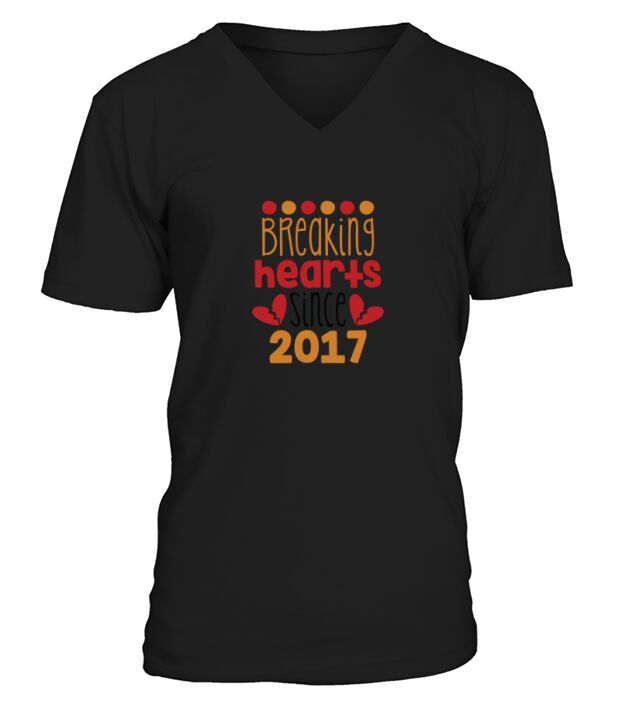 Breaking hearts since 2017 V-Neck T-shirt