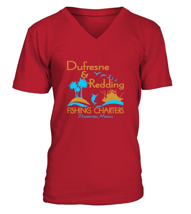 Dufresne And Redding Fishing Charters V-Neck T-shirt