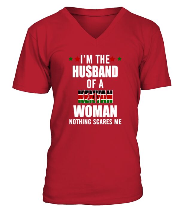 Husband Of A Kenyan Woman V-Neck T-shirt