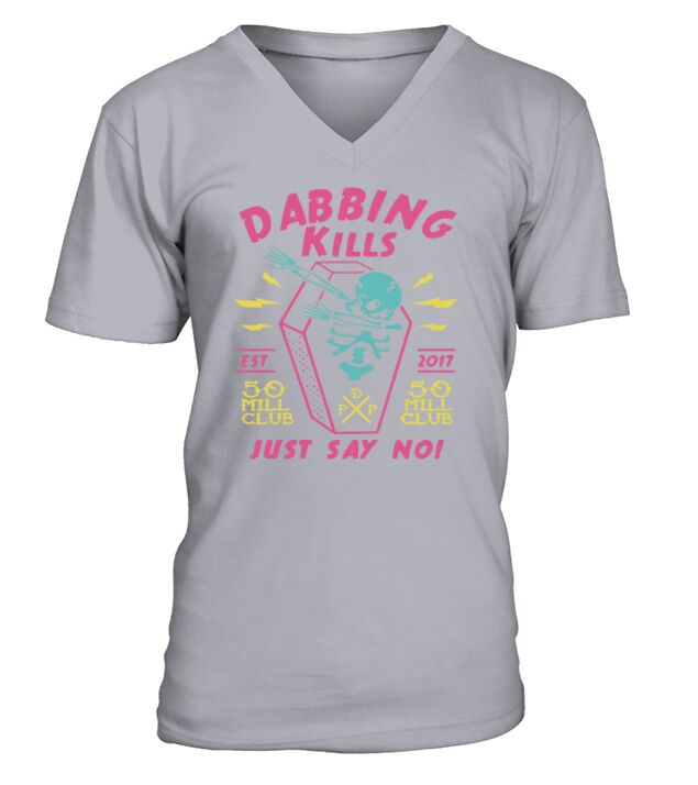Dabbing Kills - Pewdiepie Art V-Neck T-shirt