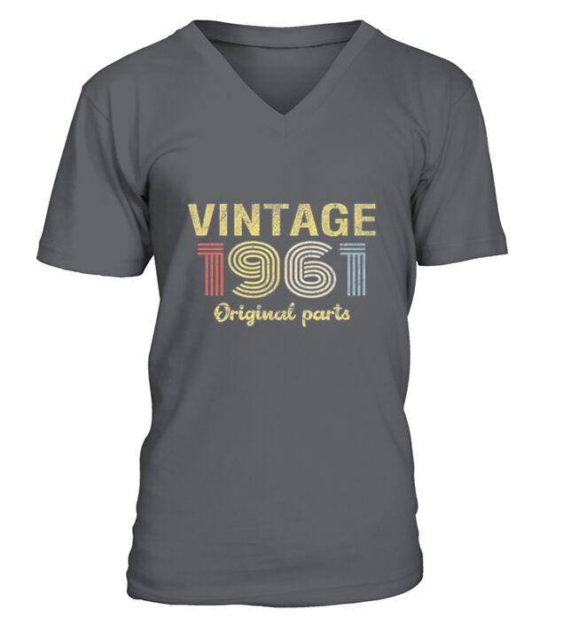 Vintage 1961 Original Parts V-Neck T-shirt