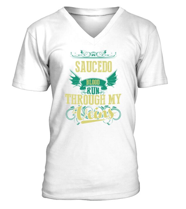 SAUCEDO Name shirt, SAUCEDO Funny Name, SAUCEDO Family Name Gifts T Shirt V-Neck T-shirt