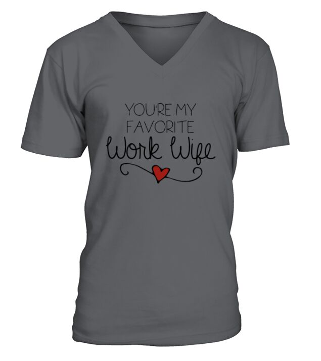 Favorite Work Wife V-Neck T-shirt