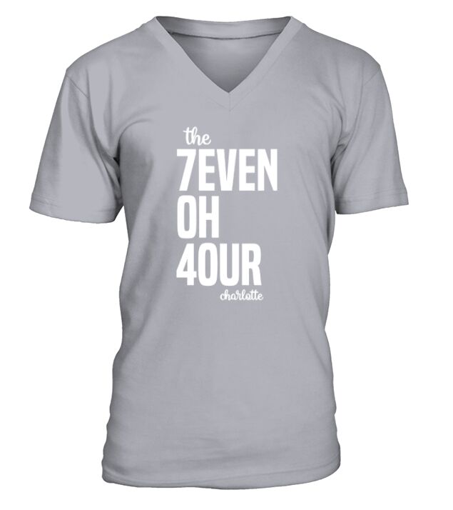 704 Charlotte NC Area Code T-Shirt Charlotte Pride Tee V-Neck T-shirt