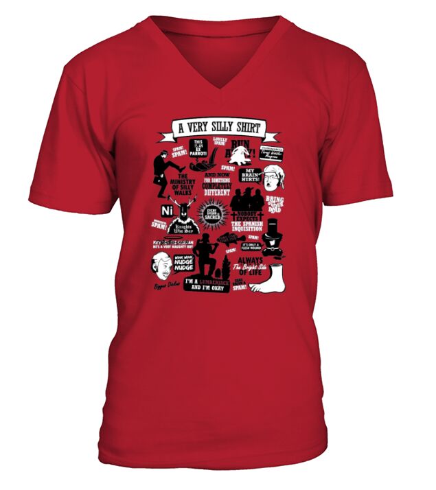 Monty Python Quotes - Full Color Mug V-Neck T-shirt