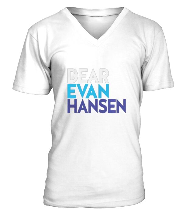 Official Evan Hansen Dark Colors V-Neck T-shirt