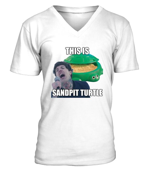 This Is Sandpit Turtle V-Neck T-shirt