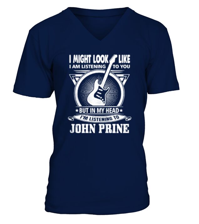 MJtrghthavbu John Prine Mens Stylish Classic V-Neck T-shirt