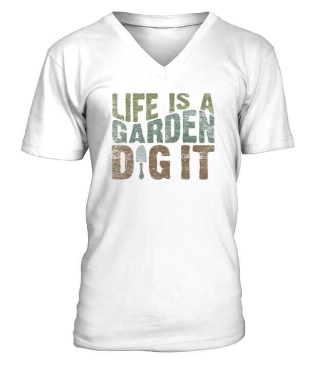 Gardener Garden V-Neck T-shirt