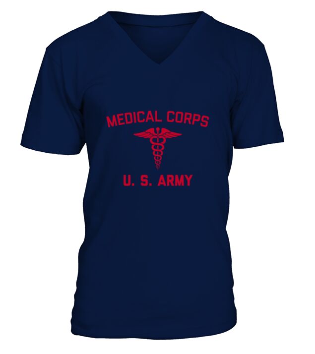 US Army Medical Corp V-Neck T-shirt