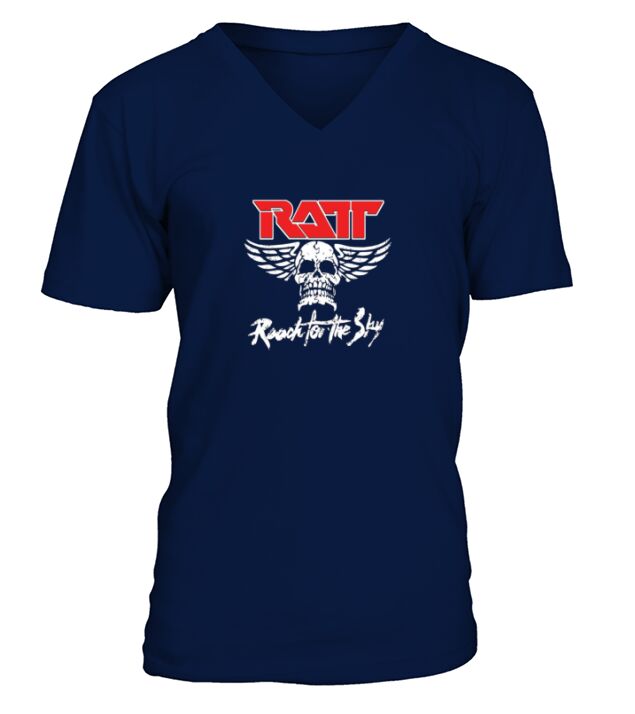 ratt rock for the sky V-Neck T-shirt