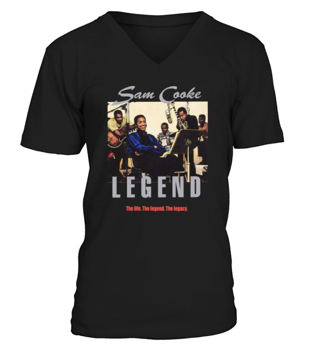 Sam Cooke Legend Tshirt V-Neck T-shirt