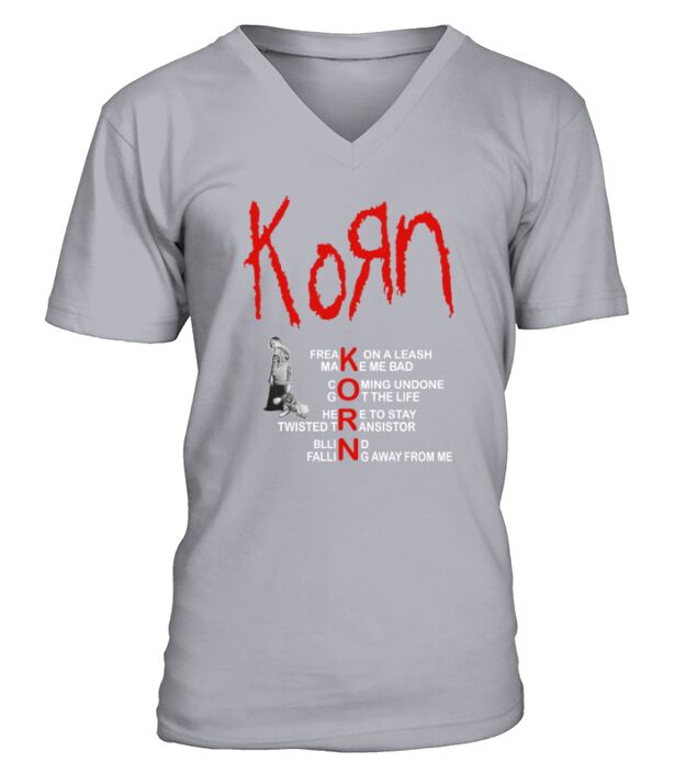 KORN BEST OF SONGS V-Neck T-shirt