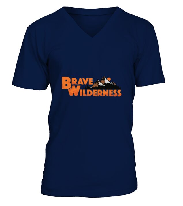 brave wilderness - Mens Premium T-Shirt V-Neck T-shirt