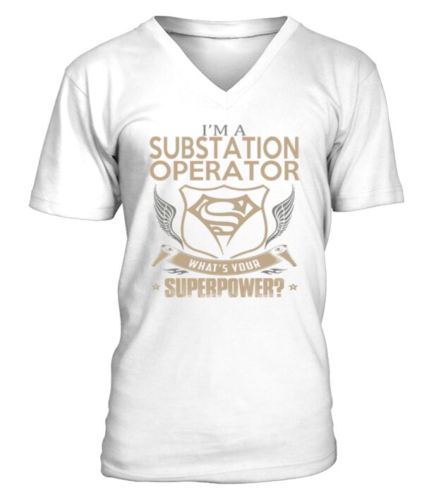 SUBSTATION OPERATOR V-Neck T-shirt