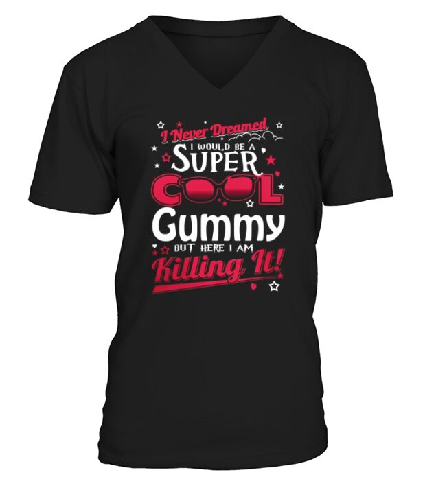 SUPER COOL Gummy V-Neck T-shirt