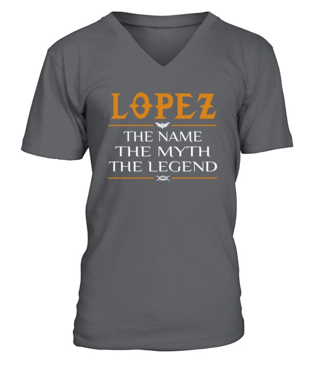 Lopez Legend Name Lopez  TeeForLopez V-Neck T-shirt