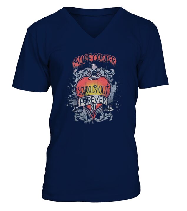 Alice Cooper Schools Out Forever V-Neck T-shirt