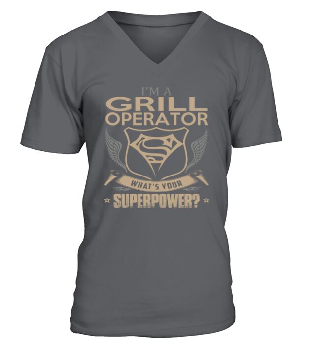 GRILL OPERATOR V-Neck T-shirt